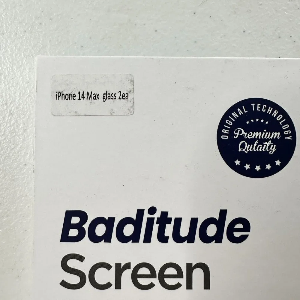 NEW Baditude Screen Protector IPhone 14 Max Set of 2
